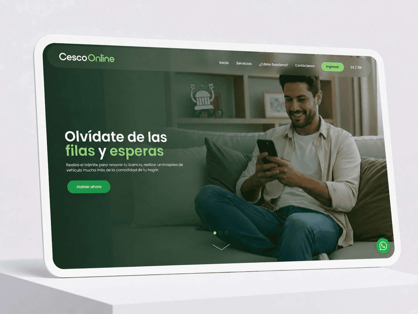 Screenshot de CescoOnline.com